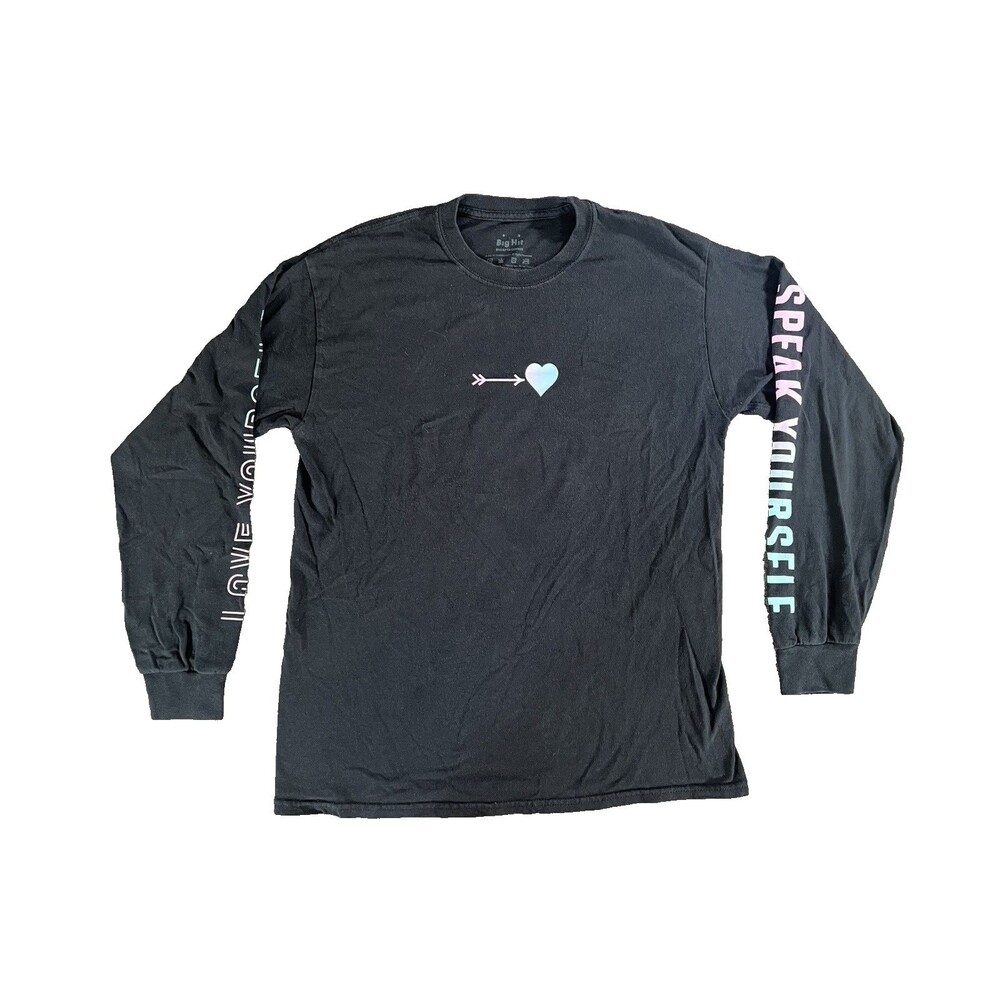 BTS Speak Yourself Concert Tour Black T-Shirt Long Sleeve Film Strip Medium